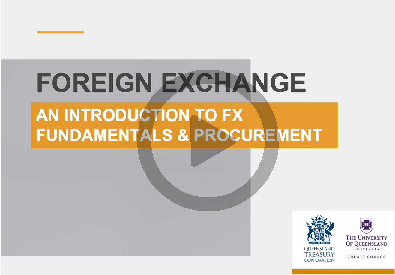 Foreign Exchange FX In Procurement QTC Clients